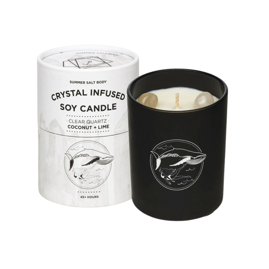 Crystal Infused Soy Candle